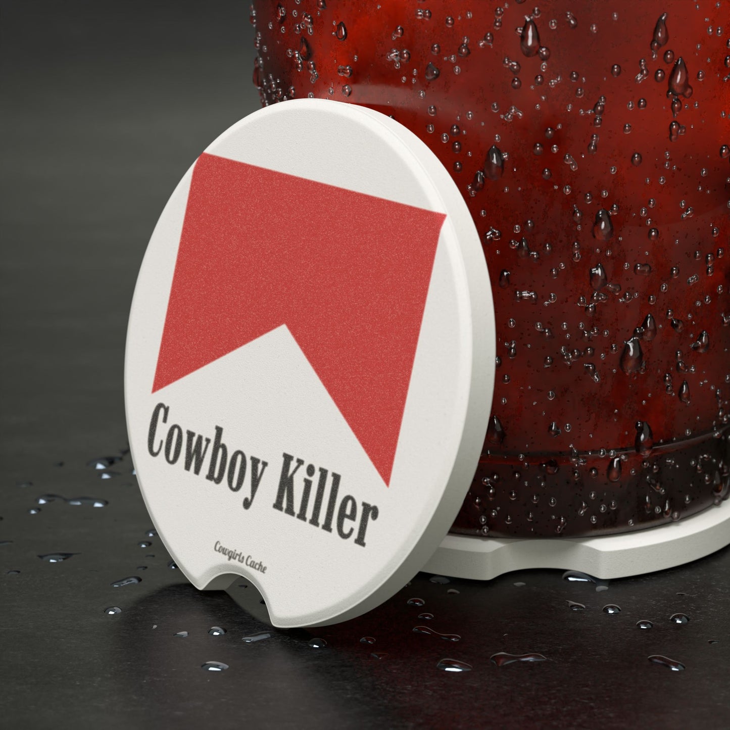 Cowboy Killer, Soapstone Car Coaster