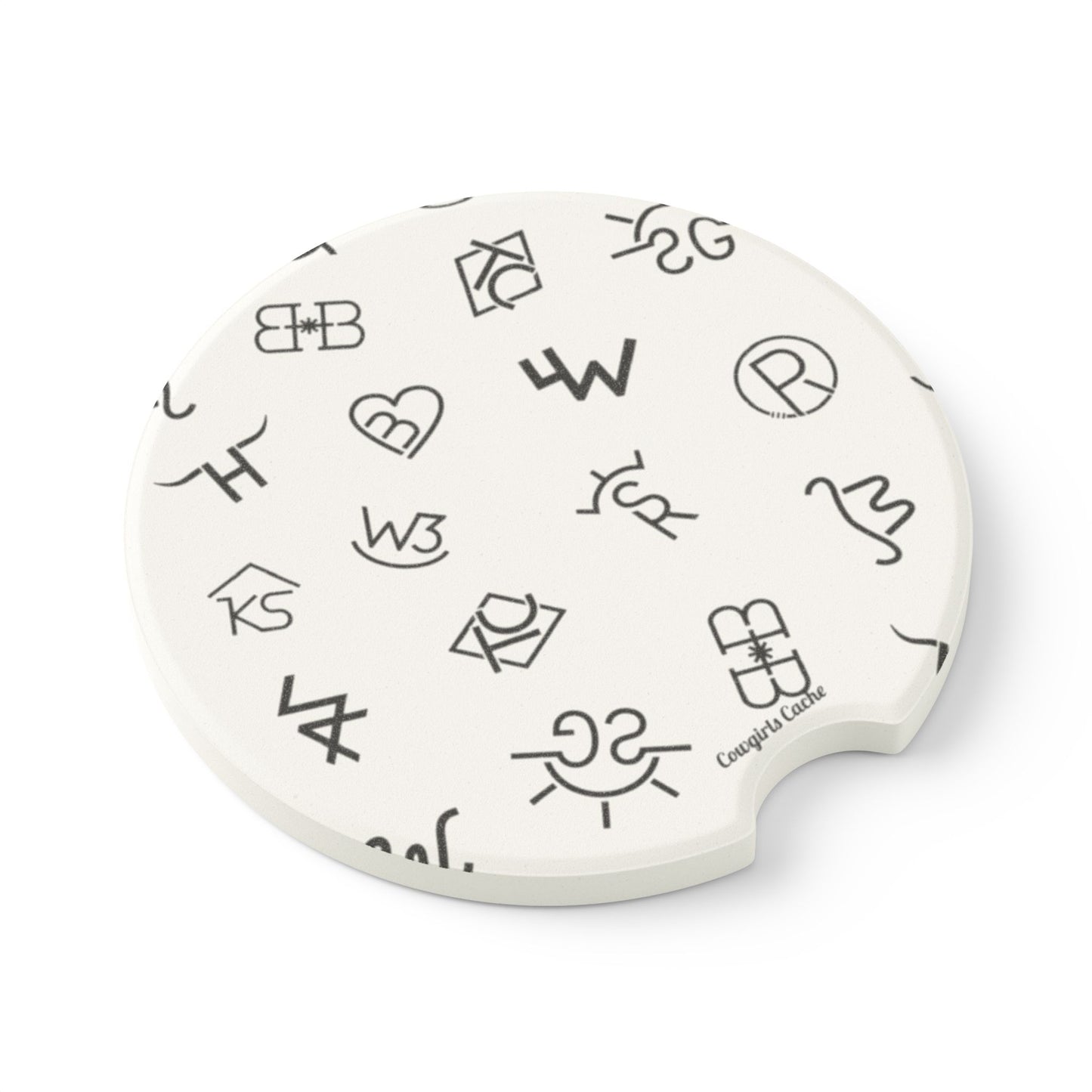 Branded, Soapstone Car Coaster