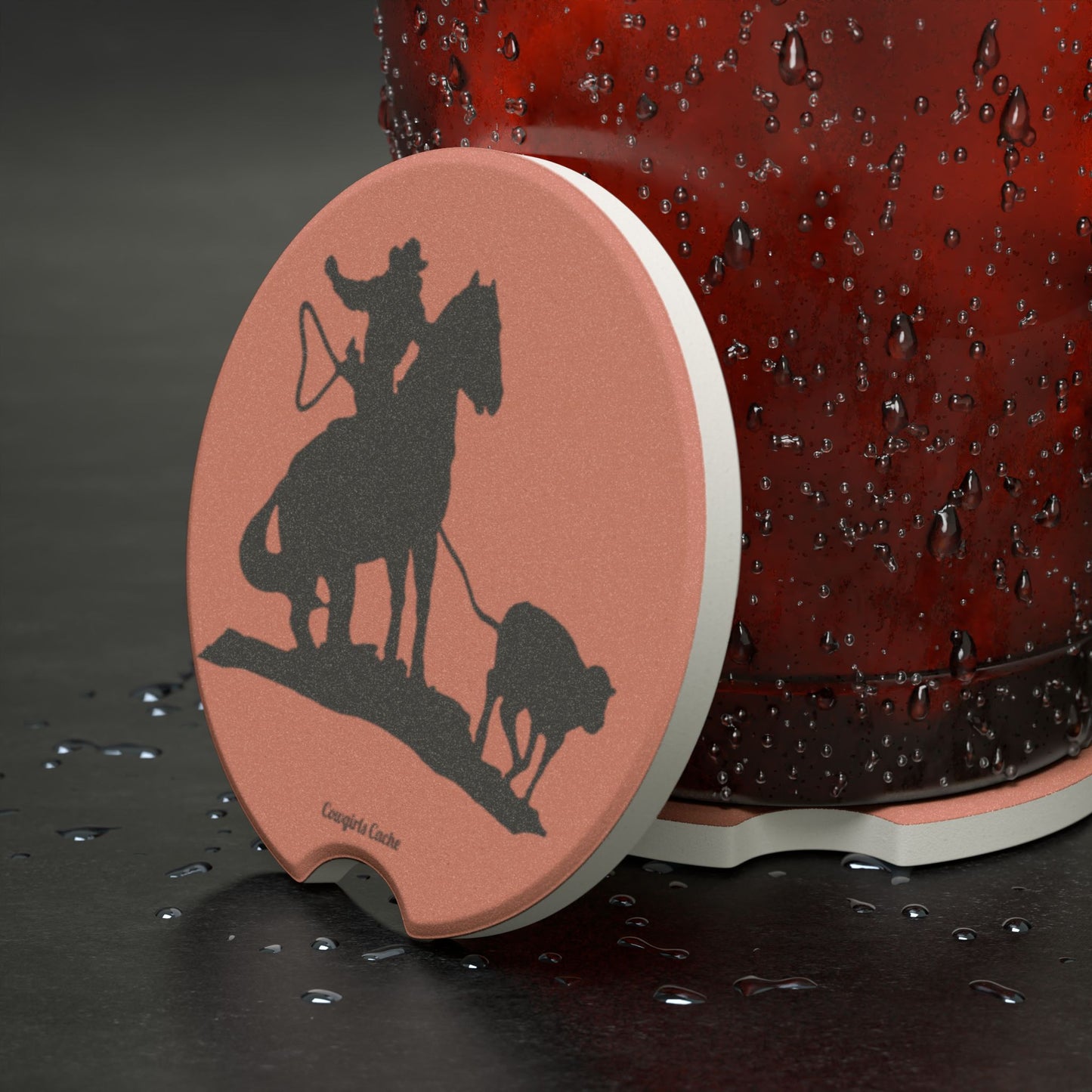 Breakaway Roper, Soapstone Car Coaster