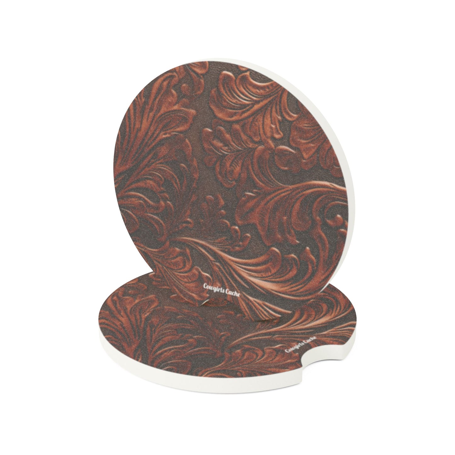 Tooled Leather, Soapstone Car Coaster