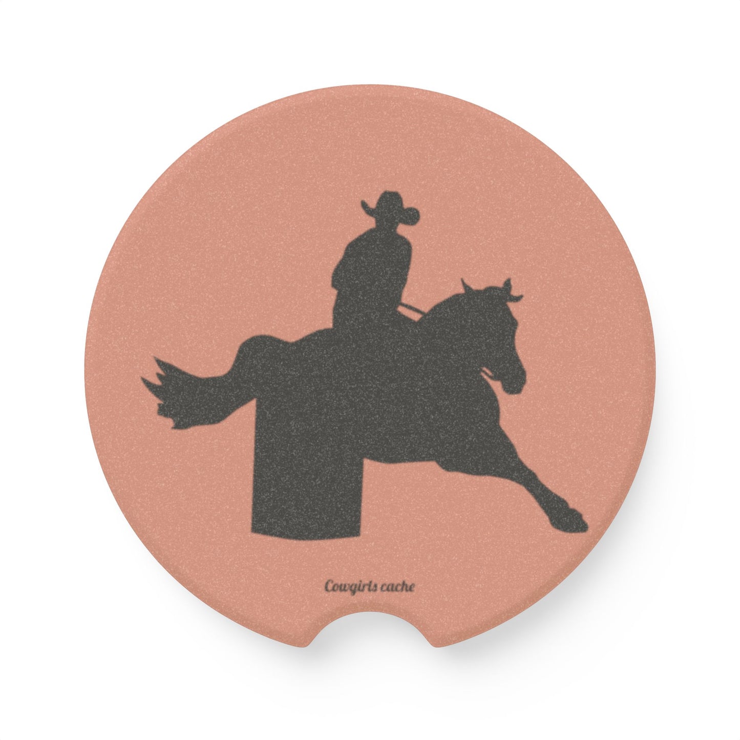 Barrel Racer, Soapstone Car Coaster