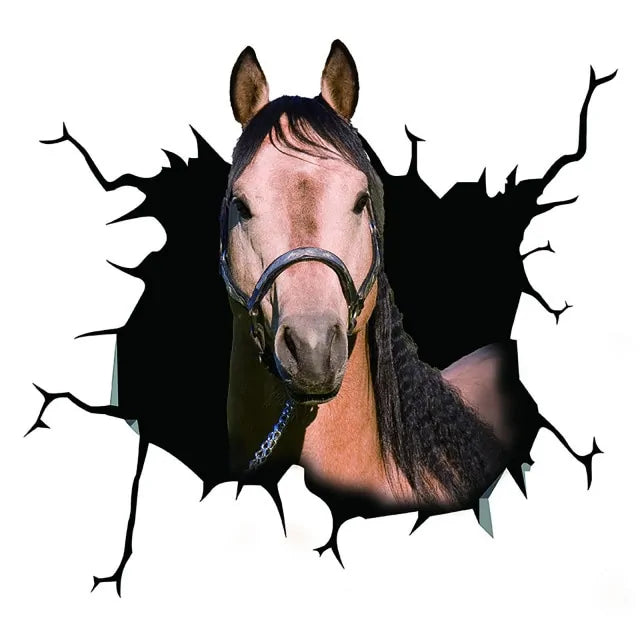 Horse Car Window Sticker